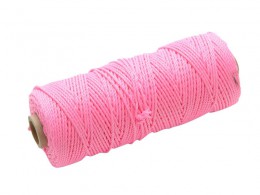 Faithfull Hi Vis Nylon Brick Line 105m - Pink £7.99